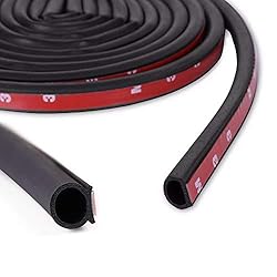 10Ft D-Shape Rubber Weather Stripping 3/8" X
