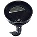 mAuto, Plastic Funnel Premium Mesh Filter Funnel w/Flexible Easy to Pour Spout Spill Free Adjustable, Black