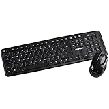 COMPOINT CP-KM007-W Wireless Keyboard & Mouse Deskset Black