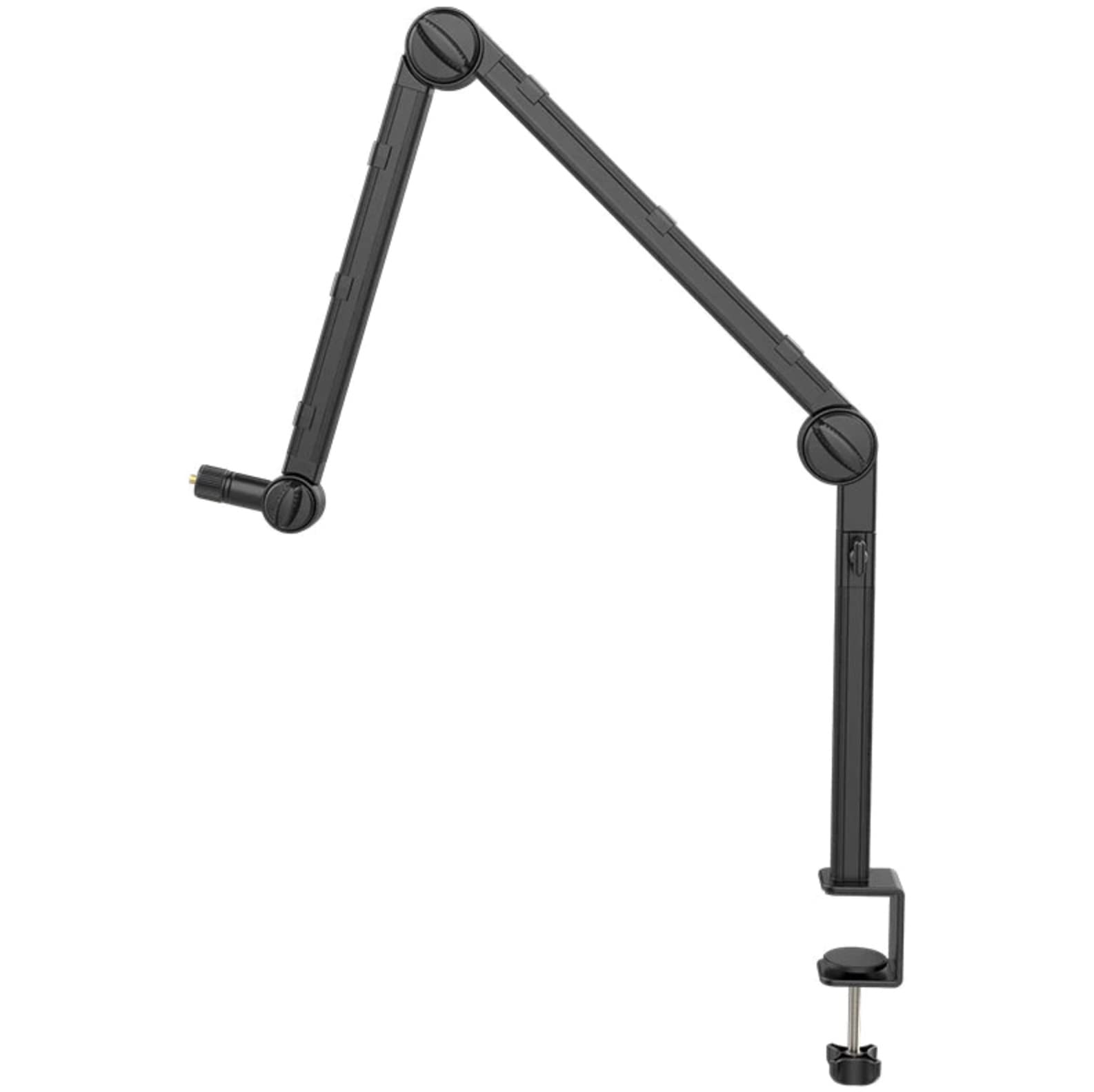ULANZI LS24 Aluminium Microphone Stand, 3 Sections Multi-Angle Adjustable Boom Arm, 360 Degree Gimbal, Maximum Payload 2kg, Includes Phone Handle