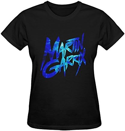 CAIZI Women's Martin Garrix Logo T-shirt Black Small