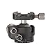 Leofoto LH-40 Ball Head, 40mm Ball, Low Profile, Firction Contorl, Base Panning Contorl, Bubble Level, Include 70mm QR Plate, Arca Compatible