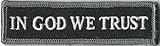 in GOD We Trust - Tactical Morale Patch - Black