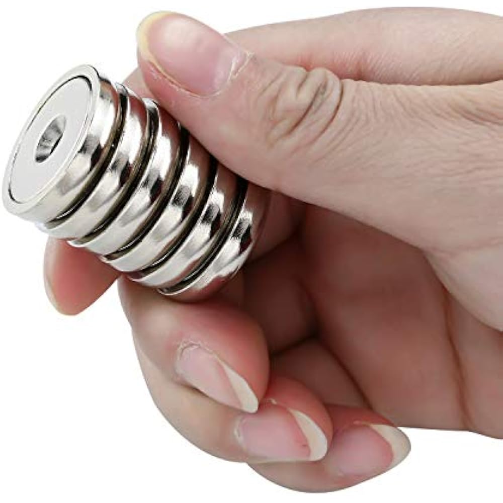 Cup Industrial Strength Round Base 60 Lbs Holding Force, Pack