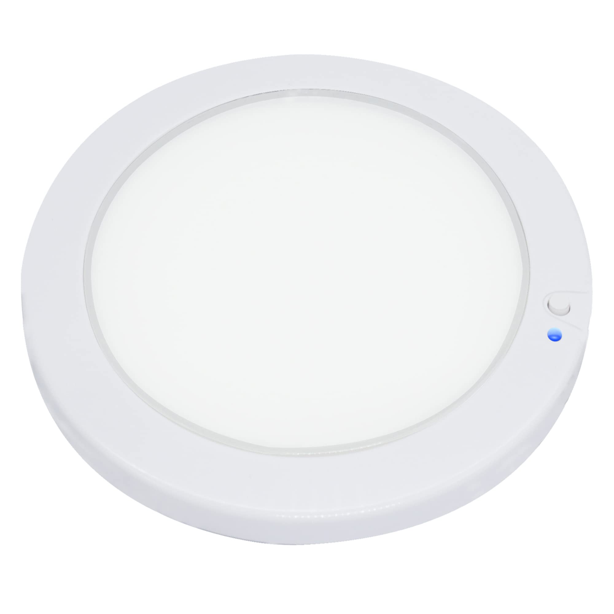 Facon 12V LED Motorhome Lights, Caravan Interior Lights with Switch and Blue Indicator Light, 12V Boat Lightings for Motorhome, Campervan, Caravan, Trailer, Boat