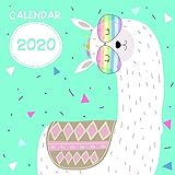Happy Llamas Calendar - Calendars 2019 - 2020 Wall Calendar - Photo Calendar - 12 Month Calendar by by 