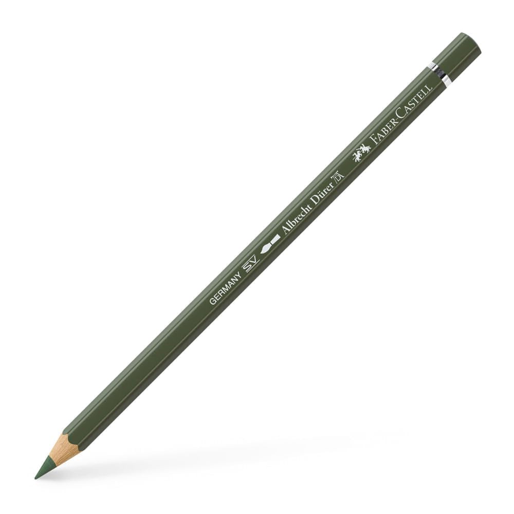 Faber-Castell Art & Graphic Albrecht Dürer Watercolour Pencil, (174), Chromium Green Opaque, For Art, Craft, Drawing, Sketching, Home, School, University, Colouring