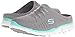 Skechers Sport Women's No Limits Slip-On Mule Sneaker, Grey Mint, 7 M US