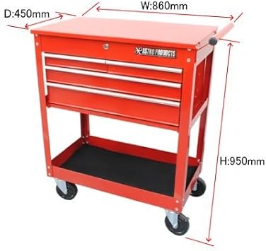 Amazon アストロプロダクツ Ap ツールワゴン4段引出付 ツールチェスト