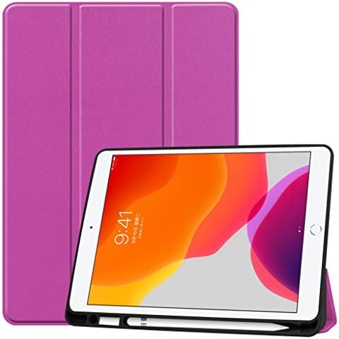 iPad 7th Generation Case, Zariavo Case for iPad 7th Generation 10.2" 2019, Slim Leather Protective Cover Shell with Auto Wake/Sleep, Smart Case Fit iPad 7 10.2inch
