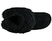 FitFlop Women's Mukluk Shorty Boot, All Black, 7 M US