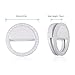 Roxima Clip on Selfie Ring Light with 36 LED For Smart Phone Camera Round Shape, WHITE