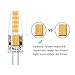 Led G4 Bulb AC/DC Bi Pin Warm White 12V 20W Halogen Replacement Led Light Bulb for Landscape Cabinets Range Hood 2W 200LM 10 Pack Yuiip