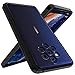 Nokia 9 PureView case, OUBA [Shock Absorbing] Air Hybrid Slim fit Armor Shockproof Drop Protection Crystal [Clear] Back Protective Case + TPU Bumper Cover Compatible for Nokia 9 PureView - Black