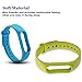 SelfTek 10 Pieces Replacement Wristbands Wireless Replacement Band for Xiaomi Mi 2 Bracelet