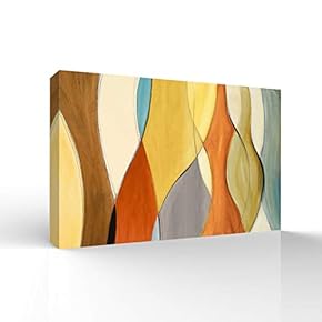 Wall26-Canvas Wall Art-Abstract Colorful Lines-Giclee Painting Wall Art for Bedroom Living Room Home Decoration - 12x18 inches