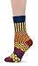 Women's Crew Socks Wool Thick Winter 5-Pack - Wave, Medium
