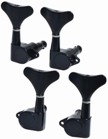 2sets of 4R4L Guitar Bass Tuner Machine Heads Tuning Pegs Black