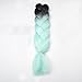 VCKOVCKO Ombre Jumbo Braiding Hair Extension Synthetic Fiber for Twist Braiding Hair, Jumbo Box Braiding Hair 24