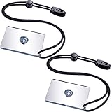 Jetec 2 Pieces Signal Mirror Survival Reflective