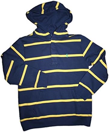 blue and yellow ralph lauren hoodie