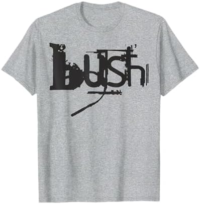 BUSH グラフィック Tシャツ ホワイト Amazon.com: Bush – White Logo On Red T-Shirt : Clothing, Shoes
