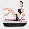 Vibration-Exercise-Machine-Vibration-Plate-3-Program-Modes-99-Levels-2-Resistance-Bandsremote-Control-Vibrating-Home-Power-Plate-Fitness-Trainer-For-Weight-LColorPink-vibration-plate-powerful Vibration Exercise Machine, Vibration Plate, 3 Program Modes, 99 Levels, 2 Resistance Bands,remote Control, Vibrating Home Power Plate Fitness Trainer For Weight L(Color:Pink vibration plate powerful)