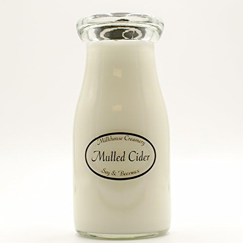 Milkhouse Candle Creamery Mulled Cider 8 oz. Milkbottle Candle