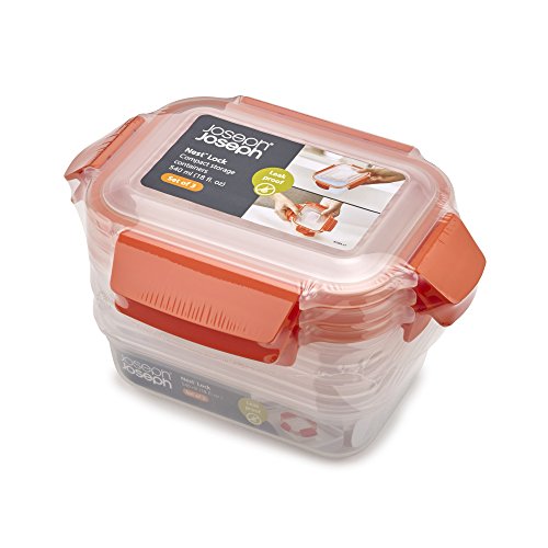 Joseph Joseph Nest Lock Plastic Food Storage Container Set with