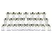 Cornucopia 24 Mini Hexagon Glass Jars, 1.5oz Hex Jars (24-Pack) - for Spices, Gifts, Party Favors, DIY & more