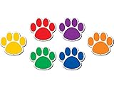 Teacher Created Resources Magnetic Accents, Colorful Paw Prints (77207.0)