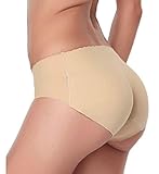 Sunward Women Padded Hip Enhancer Shaper Panties(L, Flesh)