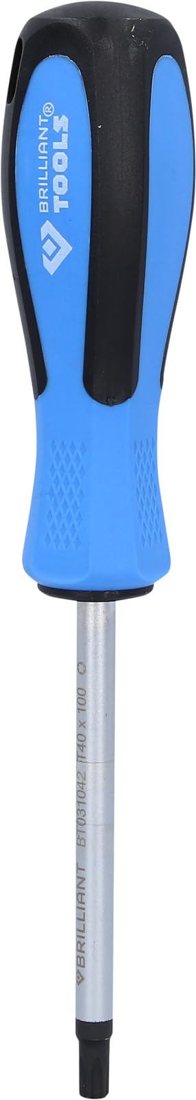 BRILLIANT TOOLS BT031042 Torx Screwdriver T40 x 100 mm [Powered by KS Tools] — image 1