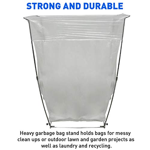 EasyGo Trash Bag Holder Leaf Bag Stand MultiUse Garbage Bag Holder