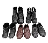 5 pairs Fashion Doll Shoes Boots Sneakers Shoes For Ken Dolls Accessories For Barbie Boyfriend