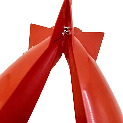 Poehxtyy 2 Pcs Grande Pêche À La Carpe Spod Bomb Bait Appât À La Roquette De Flotteur De Pêche De La Pêche Feeder Bait Titulaire