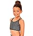 TumbleWear Girl's Sequin Dazzle Sports Bra