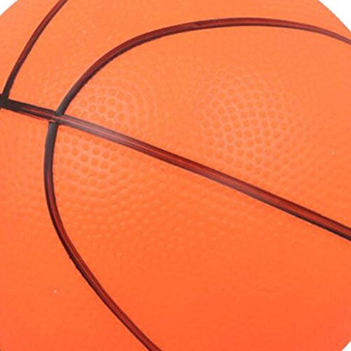 Mini Basketball Soft Basketball Bouncy Basketball Indoor/Outdoor Sports Ball Kids Toy Gift - Orange