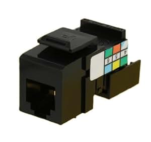 Leviton 41106-RE6 6P6C Voice Grade QuickPort Connector ... voice grade jack wiring standard 