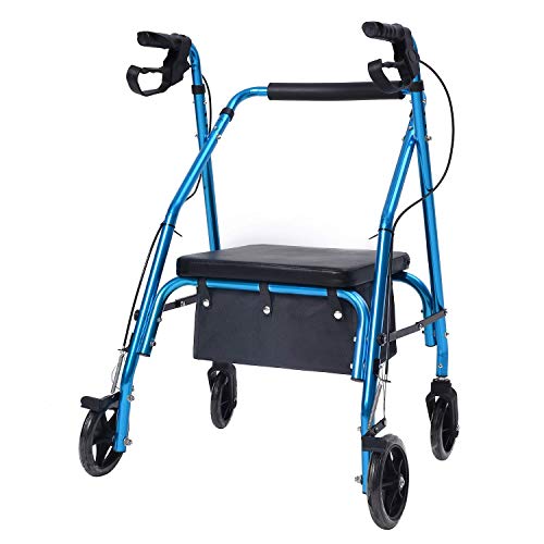 Under Seat Rollator Bag, 1680D Fabric Durable & Reliable Rollator Tote for Four Wheel Rollator or Walker - 12.5" Long x 8.5" Wide x 5.5" High