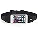 FanTEK Fanny Waist Pack, Sport Outdoor Running Sweatproof Reflective Belt Pouch with 5.5 Inch Touch Screen Window for Iphone 7 / 6 / 6S Plus, Samsung Galaxy J5 / J7 / S7 / S6 Edge, BLU Vivo XL, Black