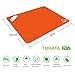 TURATA Flexible Plastic Cutting Board Mats Set, Colored Kitchen Mats With Food Icons & Easy-Grip Handles, BPA-Free, Non-Porous, Dishwasher Safe (6 Pack)