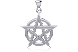 Jewelry Trends Pentacle Pentagram Star Sterling Silver Pendant