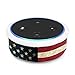 Fintie Protective Case for Amazon Echo Dot (Fits All-New Echo Dot 2nd Generation) - Premium Vegan Leather Sleeve Cover Plush Lined Holder Stand (Upgraded Edition) US Flag (SAAD013US-AD)