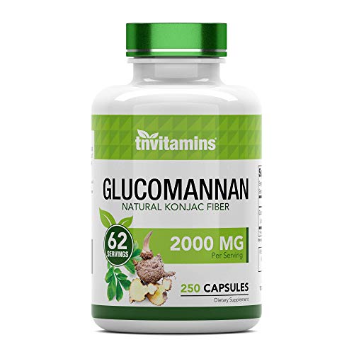 Capsules 2000 MG 250 Capsules Natural Konjac Root