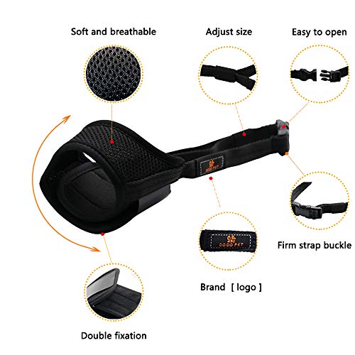 Barley Ears Dog Muzzle Nylon Soft Muzzle AntiBite Barking Safety