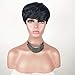 AIWEISE Pixie Wigs for Black Women Synthetic Short Black Wigs Pixie Cut Short Hair Wigs