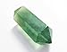 Green Fluorite Healing Stone Wand Pointed & Faceted Prism Bar for Reiki Chakra Meditation Therapy Deco