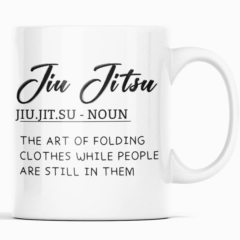 McMug - Jiu Jitsu, Funny Definition - BJJ Mug, Ceramic, 11fl.oz.
