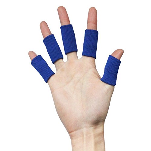 Homgaty 10x Finger Protector Sleeve Support Stretchy Sports Aid